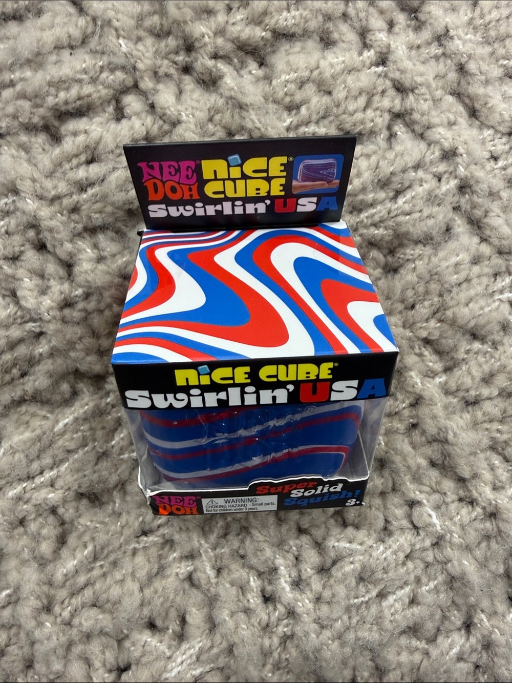 Schylling Nice Cube Swirlin' USA NeeDoh - Picture 6 of 6